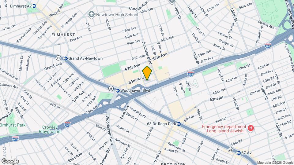 94-11 60th Ave Mapa y Detalles de la Ubicación