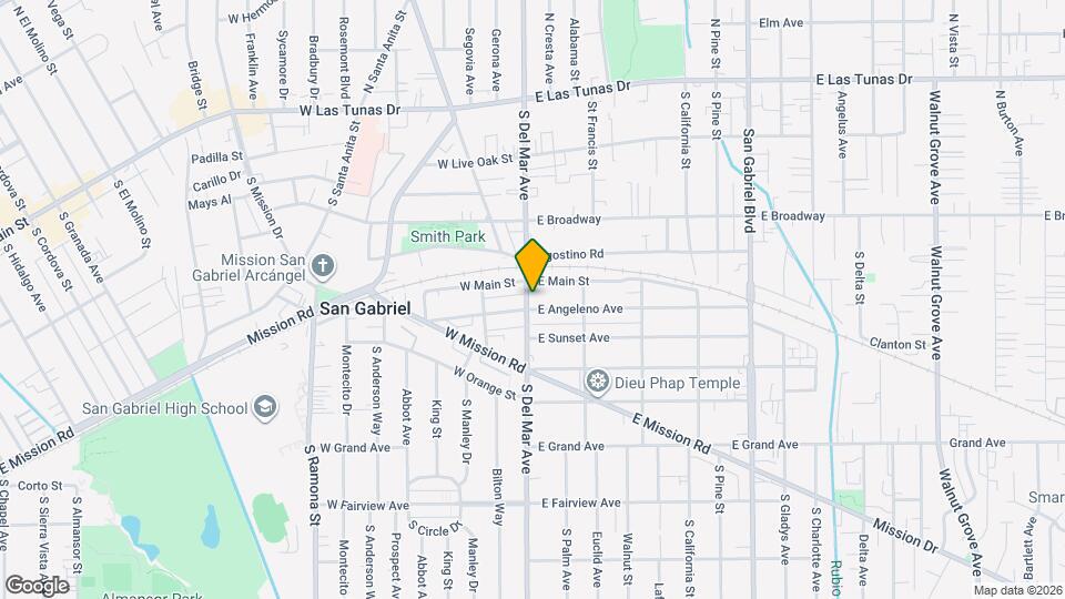 434 S Del Mar Ave, Unit 434A  S Del Mar Ave Mapa y Detalles de la Ubicación