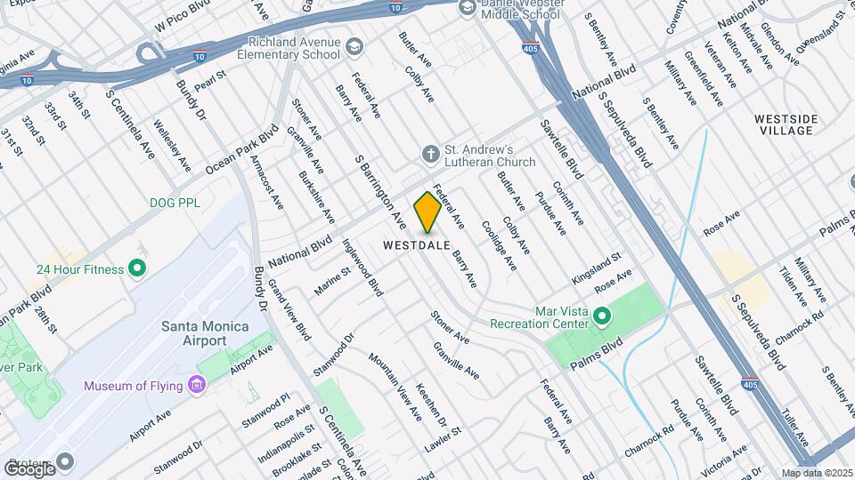 3130 S Barrington Ave Mapa y Detalles de la Ubicación