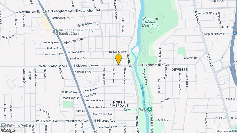 420 E Siebenthaler Ave Map and Location Details