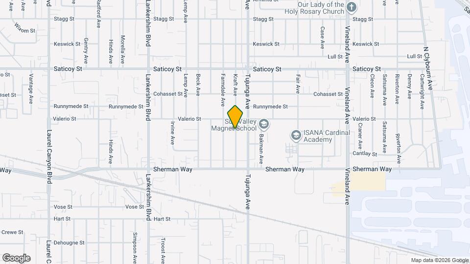 7331-7332 Kraft Ave Map and Location Details