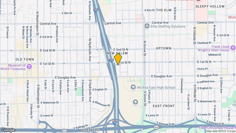 145 N Ash St Map and Location Details