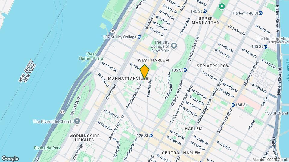1453 Amsterdam Ave Map and Location Details