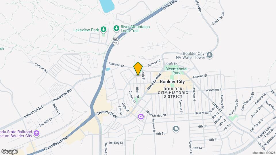 411 Birch St Map and Location Details