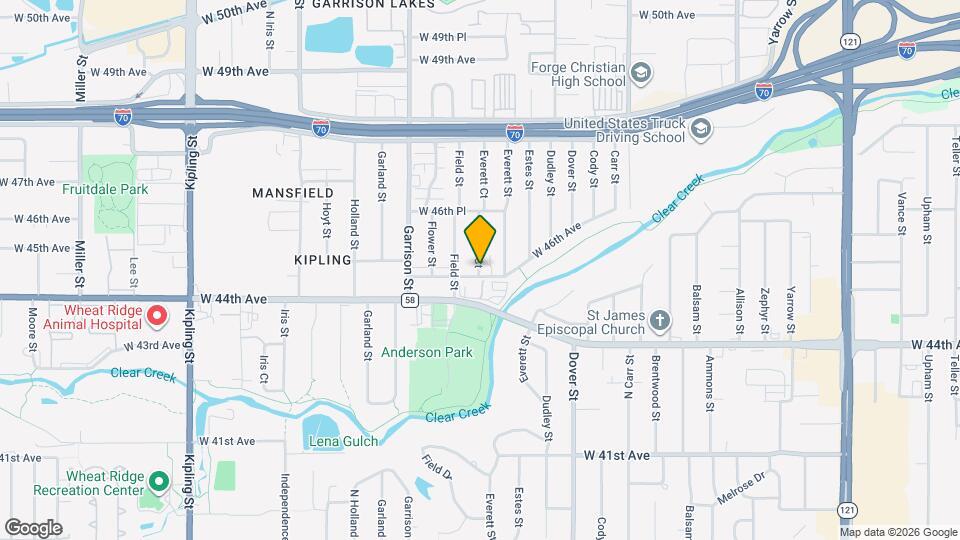 4502 Everett Ct Mapa y Detalles de la Ubicación
