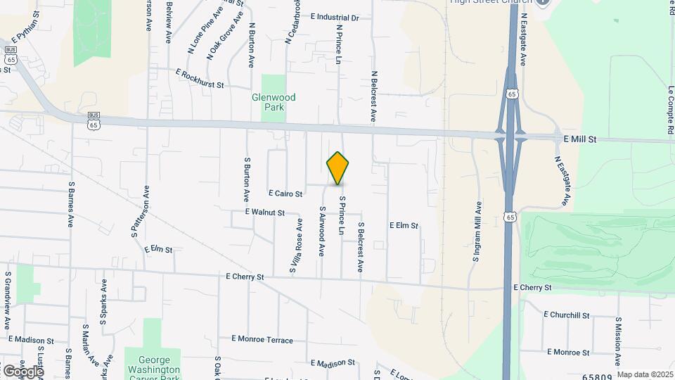 307 S Prince Ln Map and Location Details
