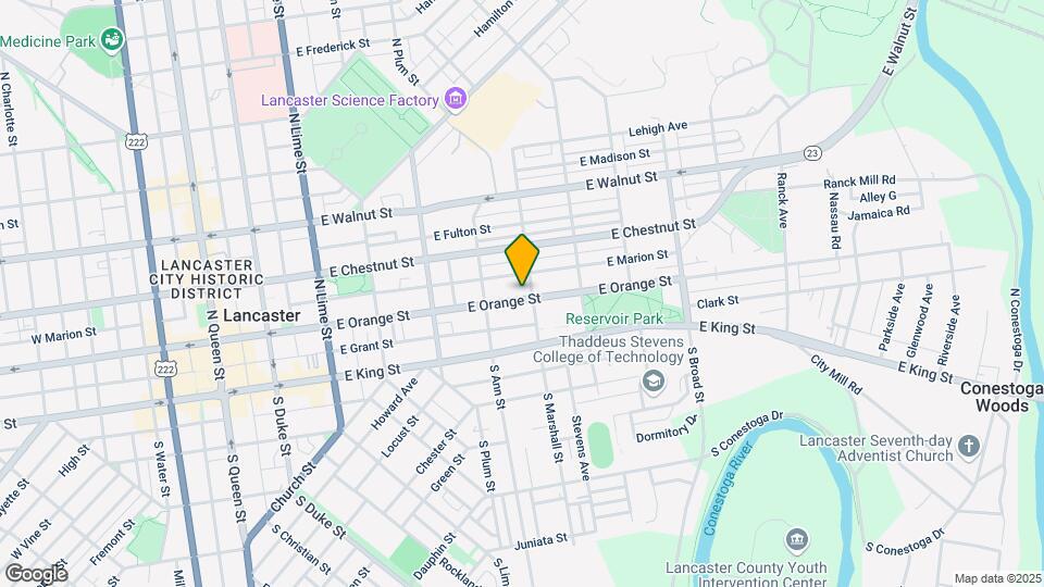 541 E Orange St Mapa y Detalles de la Ubicación