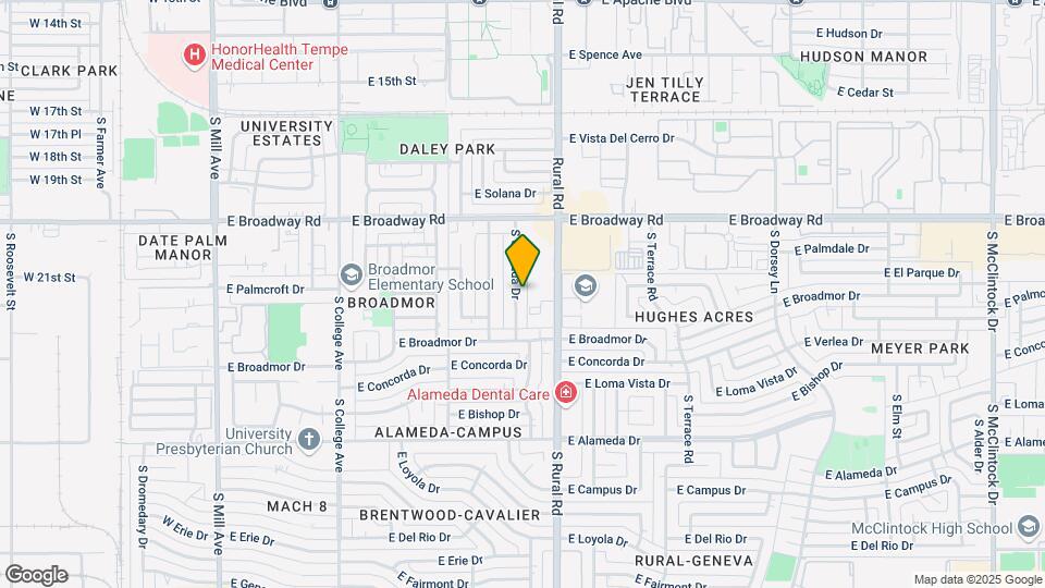 2121-2127 S Granada Dr Mapa y Detalles de la Ubicación