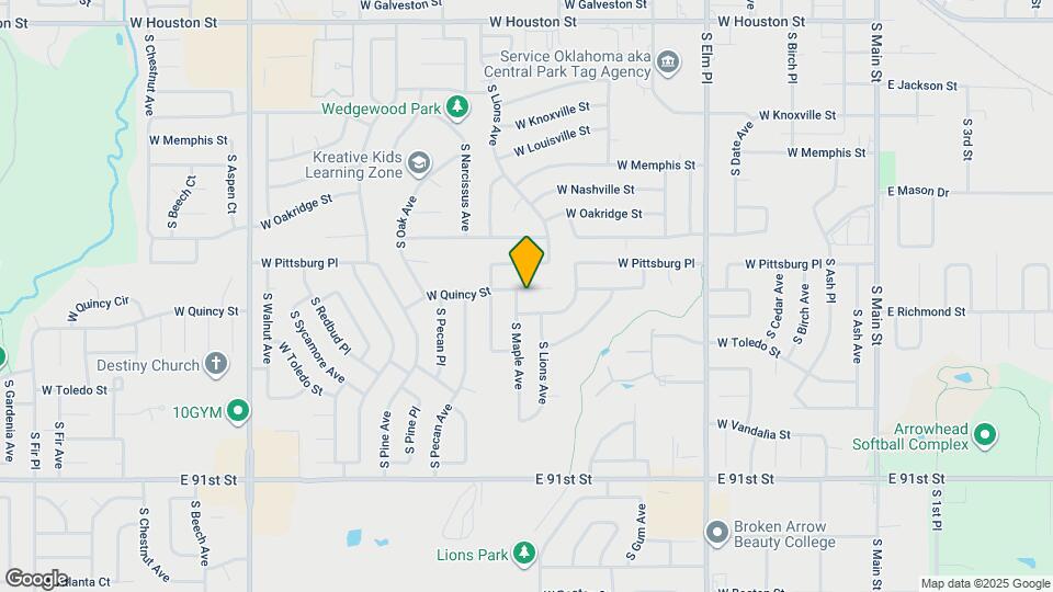 1315 W Quincy St Map and Location Details