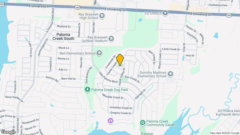 2201 Willow Creek Dr Map and Location Details