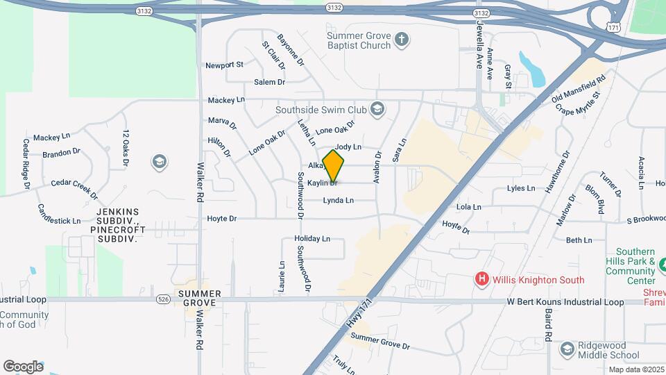 2843 Kaylin Dr Map and Location Details