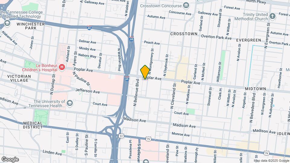 161 N Montgomery St Map and Location Details