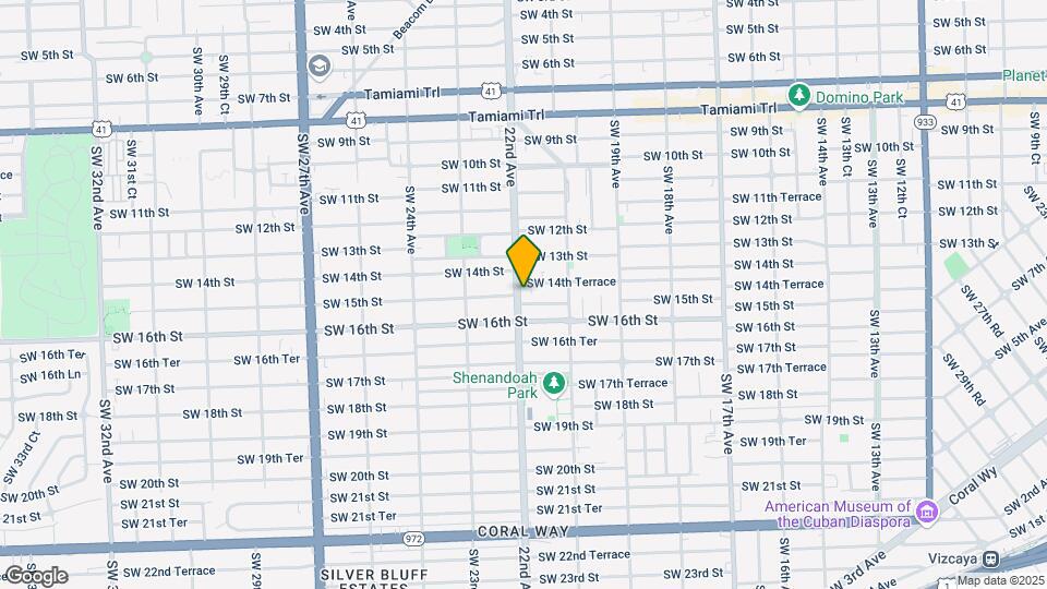 1419 SW 22nd Ave Map and Location Details