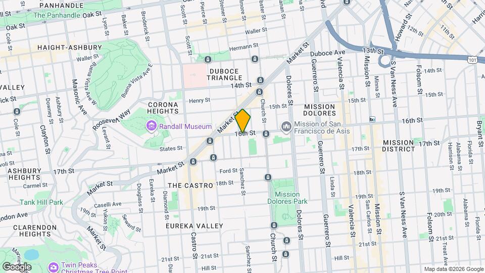 3489 16th St Map and Location Details