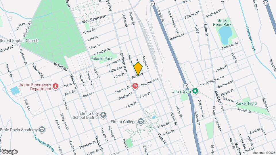 211 Roe Ave Map and Location Details