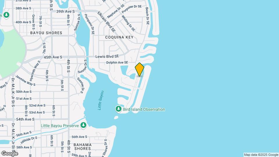 4834 Beach Dr SE Mapa y Detalles de la Ubicación