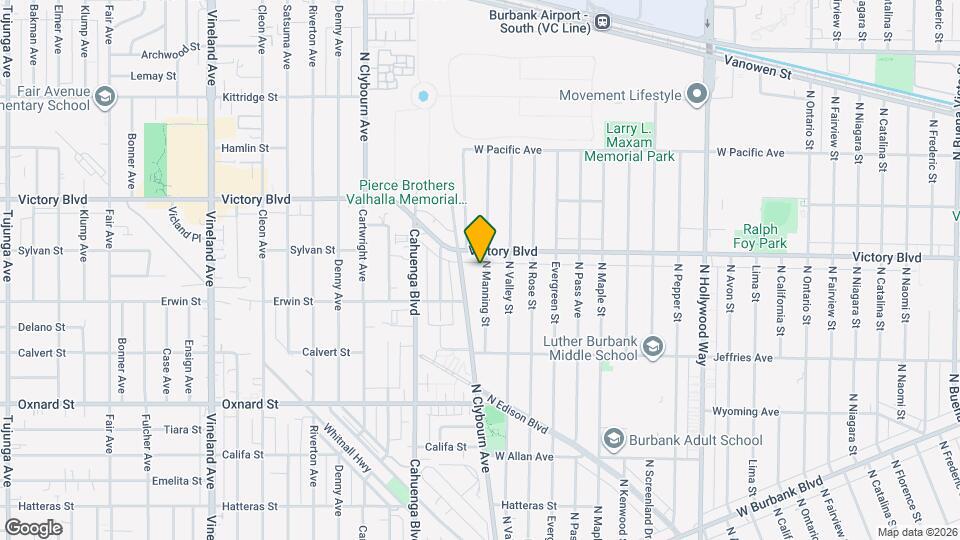 2033 N Manning St Mapa y Detalles de la Ubicación