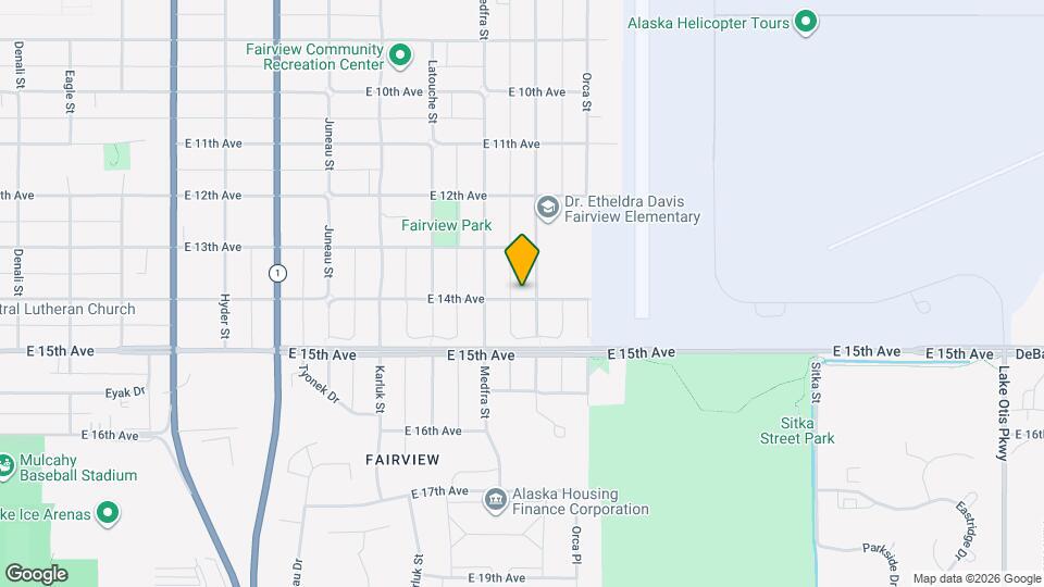 1337 E 14th Ave, Unit B Map and Location Details