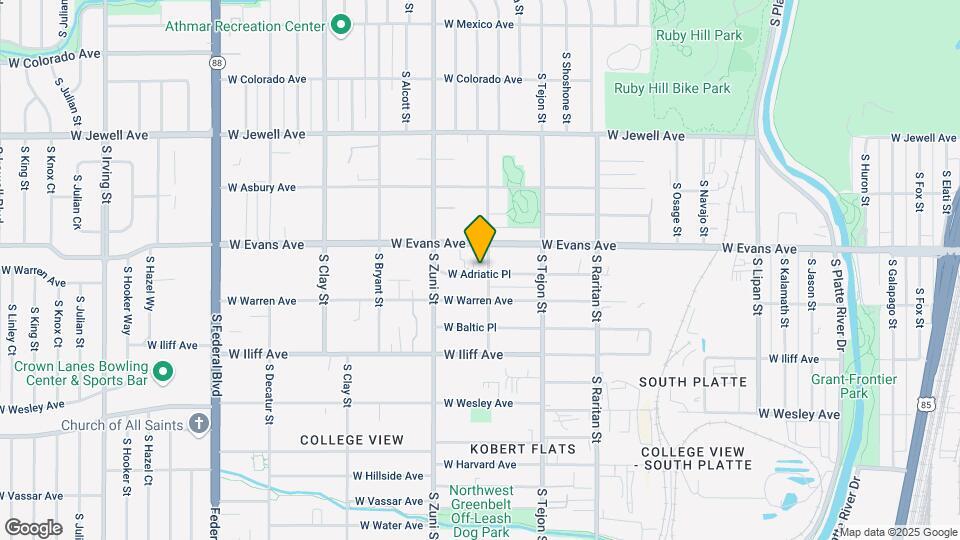 2137 S Vallejo St Mapa y Detalles de la Ubicación