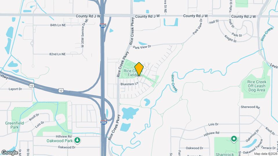 1885 Bluestem Ln Map and Location Details