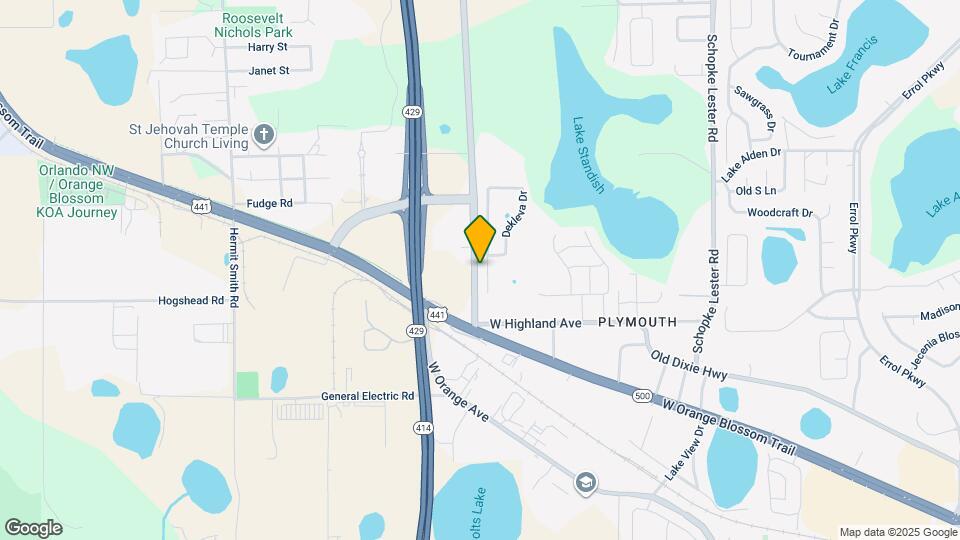 850 Dekleva Dr Map and Location Details