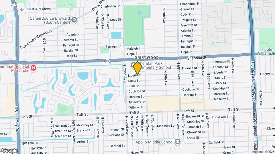7110 Liberty St Map and Location Details