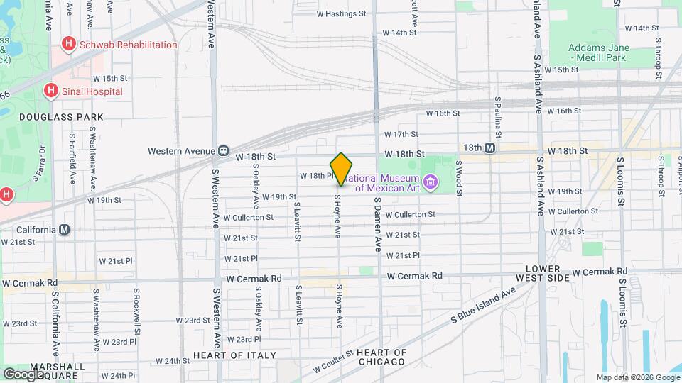 2058 W 19th St, Unit 2 Map and Location Details