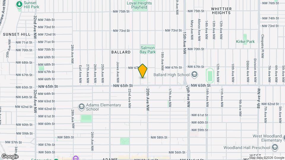 6520 21st Ave NW Map and Location Details