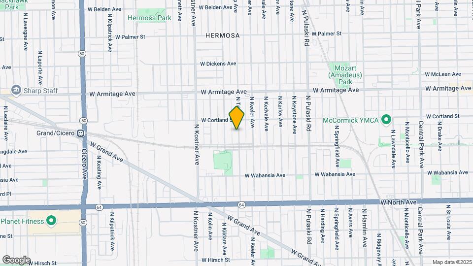 1830 N Tripp Ave Map and Location Details