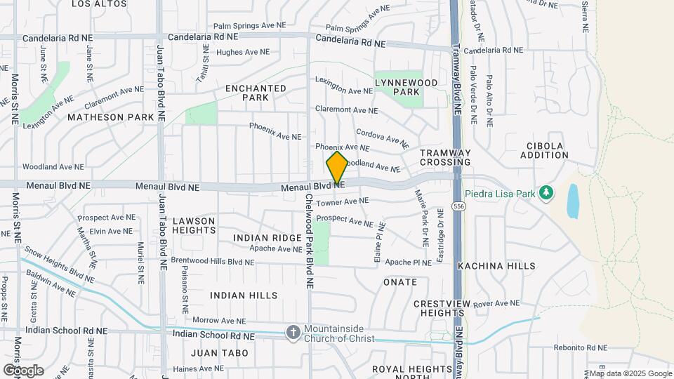 12100 Menaul Blvd NE, Unit A Map and Location Details