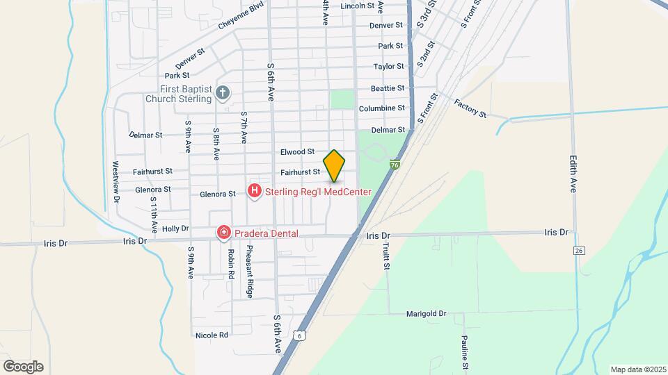 1325 S 4th Ave Map and Location Details