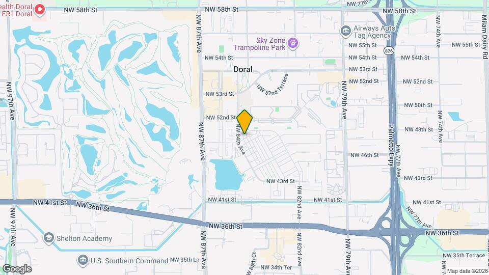4940 NW 83rd Path Map and Location Details