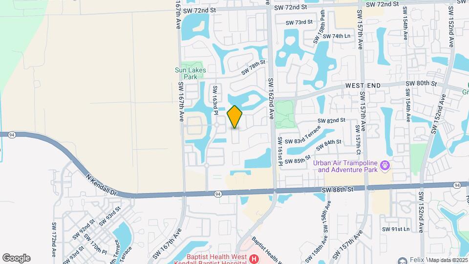 8201 SW 163rd Pl Map and Location Details
