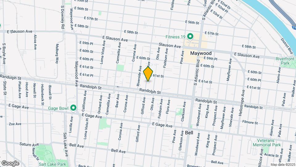 6128-6140 Gifford Ave Mapa y Detalles de la Ubicación
