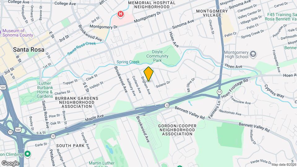 802 Brigham Ave Map and Location Details