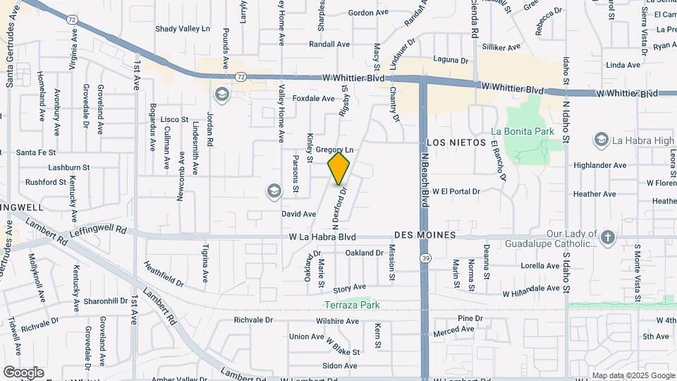 311 N Dexford Dr Mapa y Detalles de la Ubicación