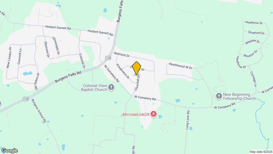 2729 Churchill Dr Map and Location Details