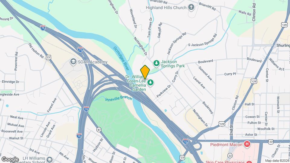 967 Glenridge Dr, Unit A/Left Map and Location Details