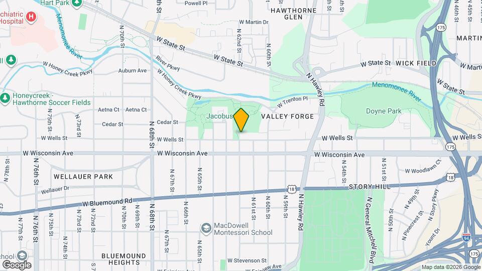 6132 W Wells St, Unit 6132 Map and Location Details