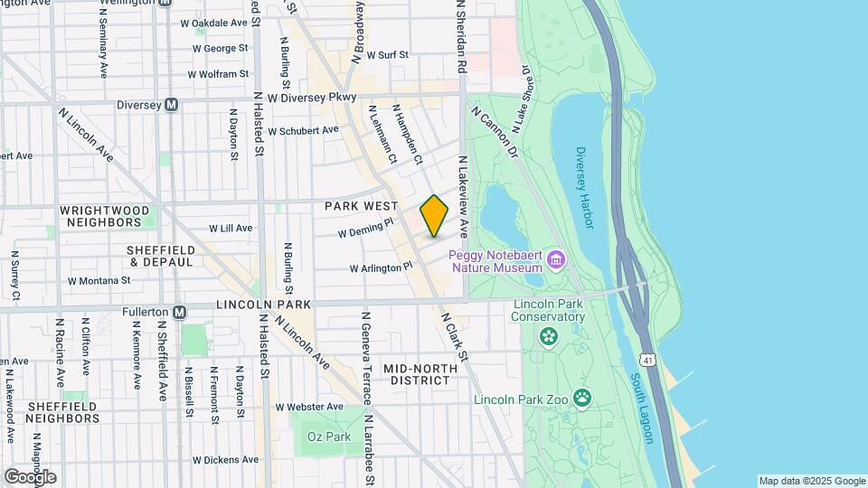 459 W Roslyn Pl Map and Location Details