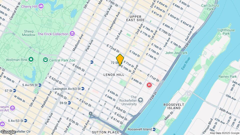 1322 Second Ave Mapa y Detalles de la Ubicación