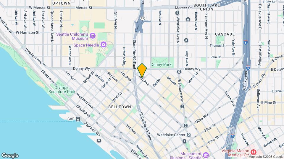 583 Battery St Map and Location Details