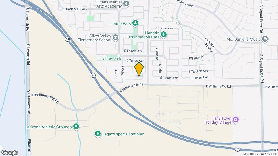 9918 E Texas Ave Map and Location Details