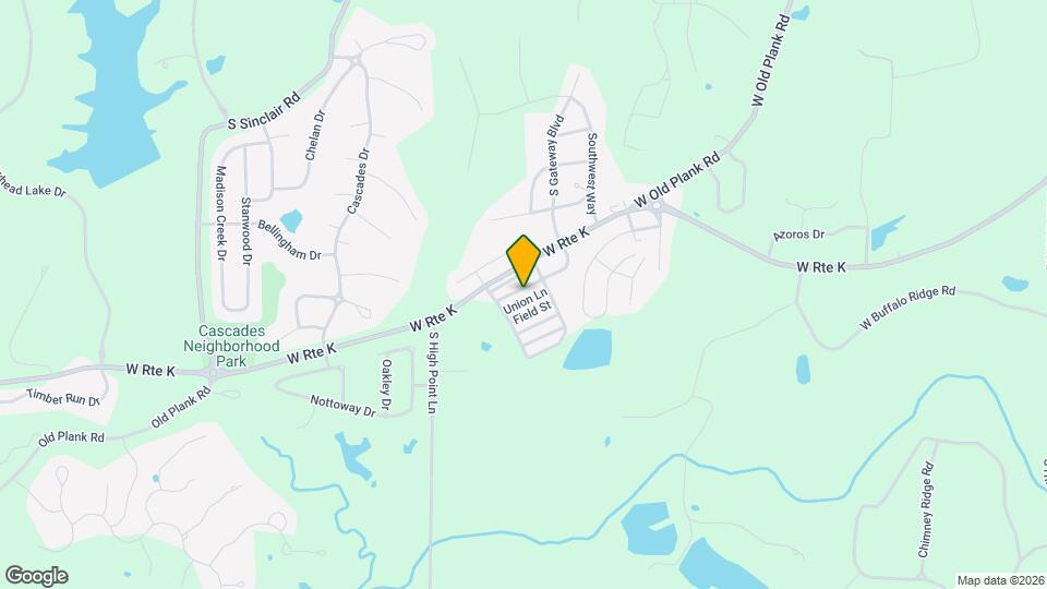 1932 Center St Map and Location Details