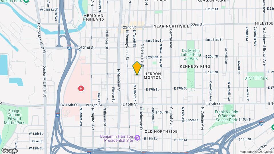 1827 N Talbott St Map and Location Details