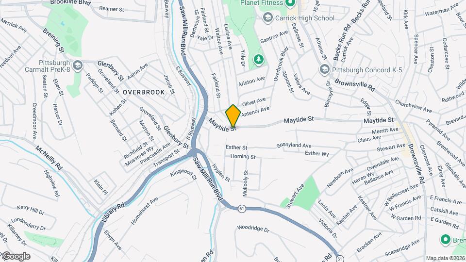 727 Maytide St Mapa y Detalles de la Ubicación