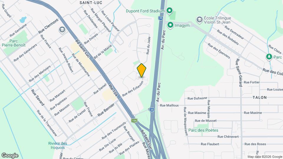 100-104 Des Échevins Rue Map and Location Details