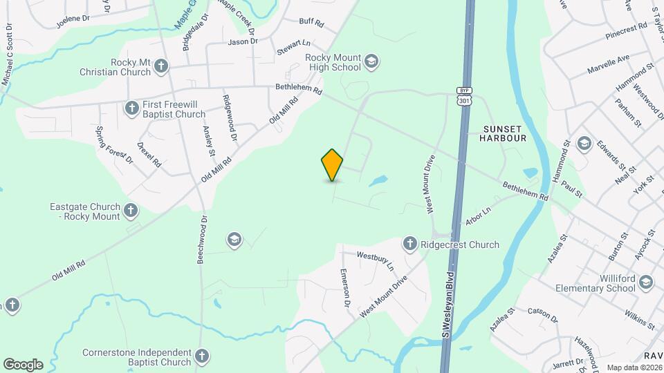 1126 Weathervane Hill Dr Map and Location Details