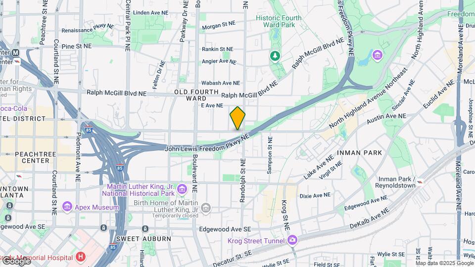 575 Highland Ave NE Map and Location Details