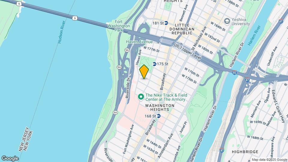 707 W 171st St Map and Location Details